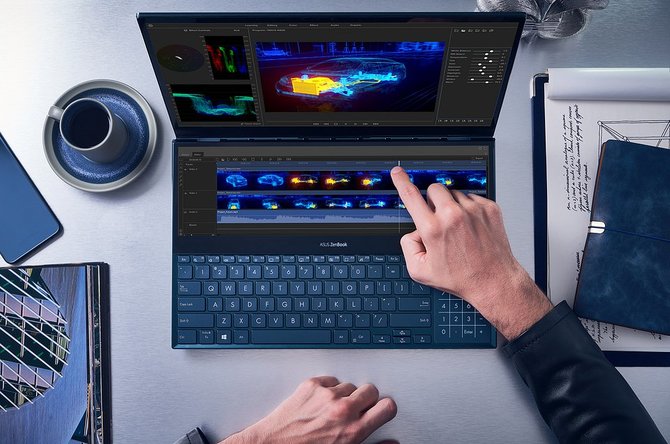 ASUS Zenbook Pro Duo - unikalny laptop z dwoma ekranami 4K [1]