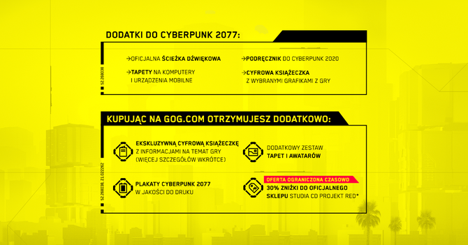 Cyberpunk 2077 - GOG oferuje edycję specjalną i pakiet z Wiedźminem [2]