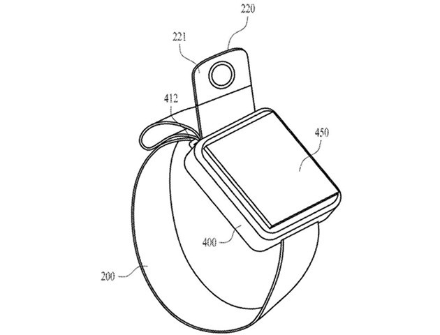 Apple - nowy smartwatch z kamerką na wysuwanym module [1]