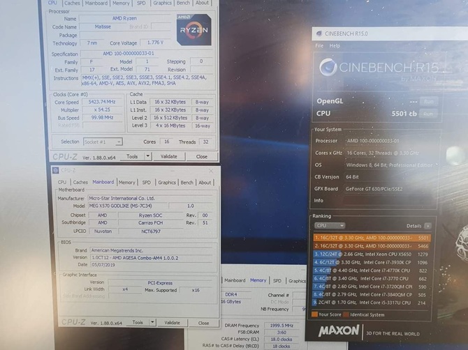 AMD Ryzen 9 3950X - nowy procesor podkręcony do 5,4 GHz [2]