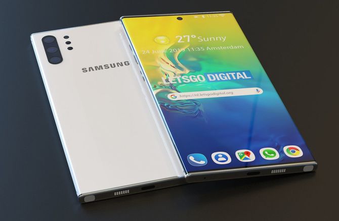 Pierwsze zdjęcia nowego smartfona Samsung Galaxy Note 10+  [1]