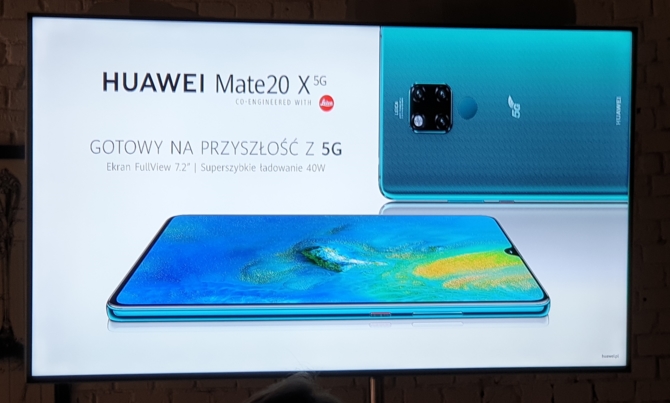 Huawei Mate 20X 5G - premiera nowego smartfona 5G w Polsce [6]