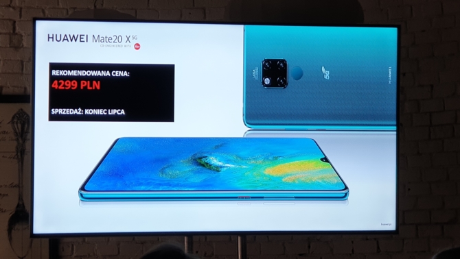 Huawei Mate 20X 5G - premiera nowego smartfona 5G w Polsce [10]