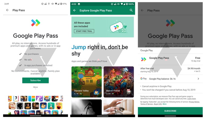 Google Play Pass - setki gier i aplikacji w abonamencie sklepu Play [3]