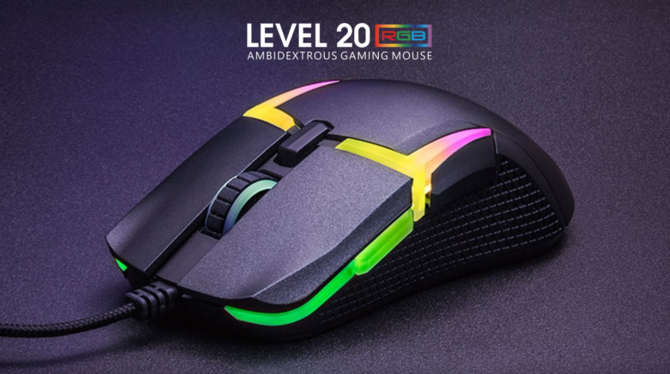 Termaltake Level 20 RGB - symetryczna mysz z Pixart PMW 3389 [1]