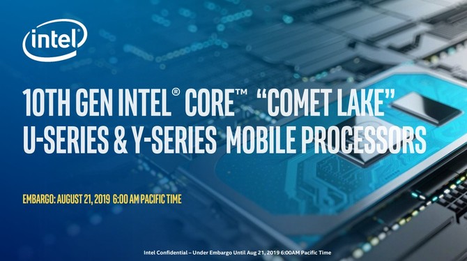 Intel Comet Lake - oficjalna zapowiedź niskonapięciowych układów [1]