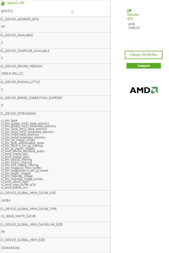 AMD Navi 14 - poznaliśmy trzeci układ GPU, tym razem z 3 GB VRAM [2]