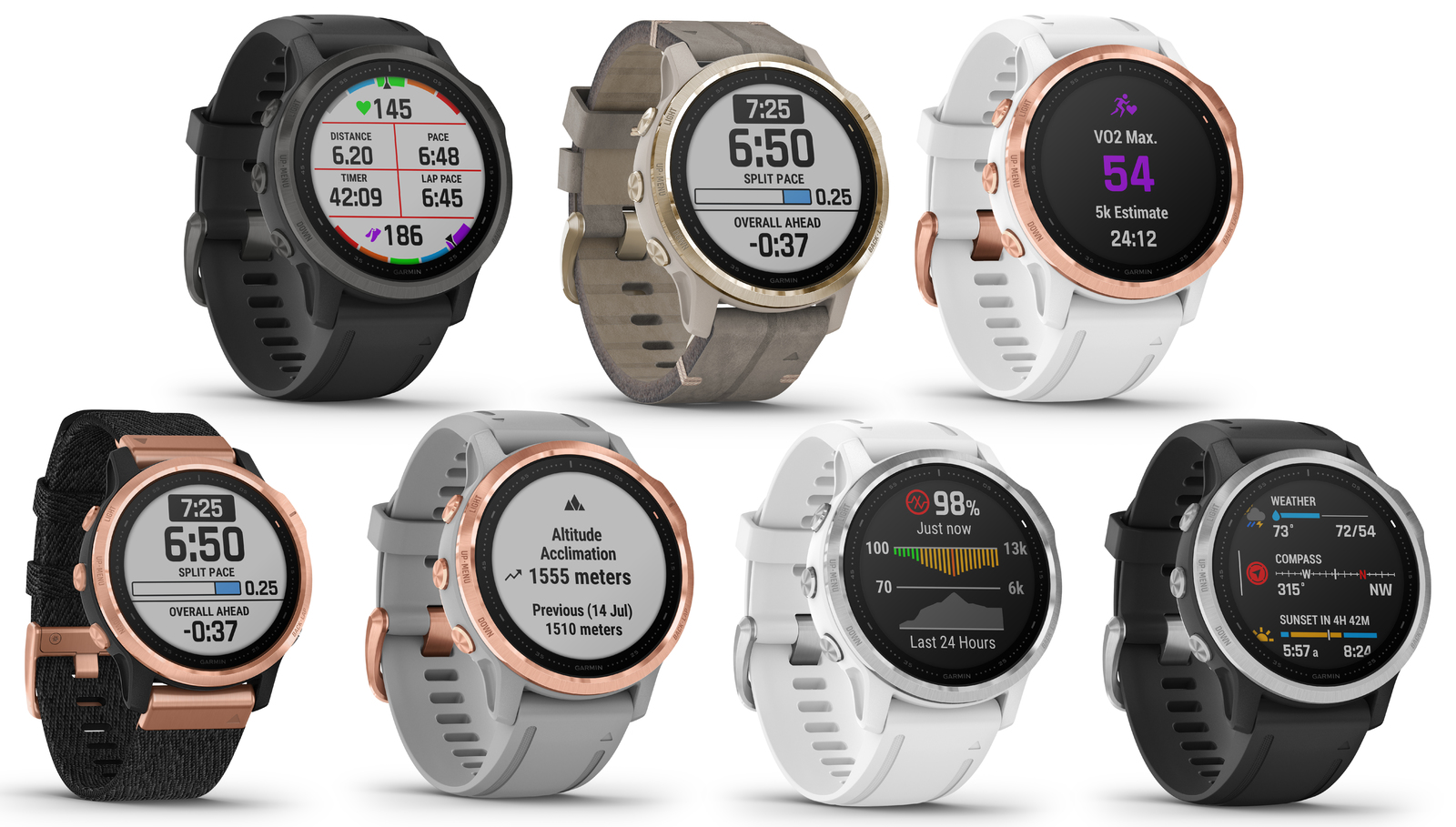 garmin fenix 6 vs 5