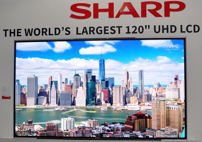 Sharp wkrótce zaprezentuje 120-calowy ekran o rozdzielczości 8K [2]