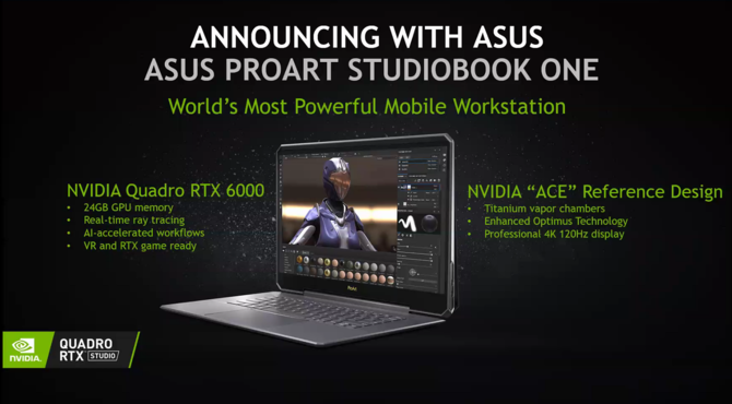 Układ Turing TU102 trafi do laptopa ASUS ProArt StudioBook One [2]