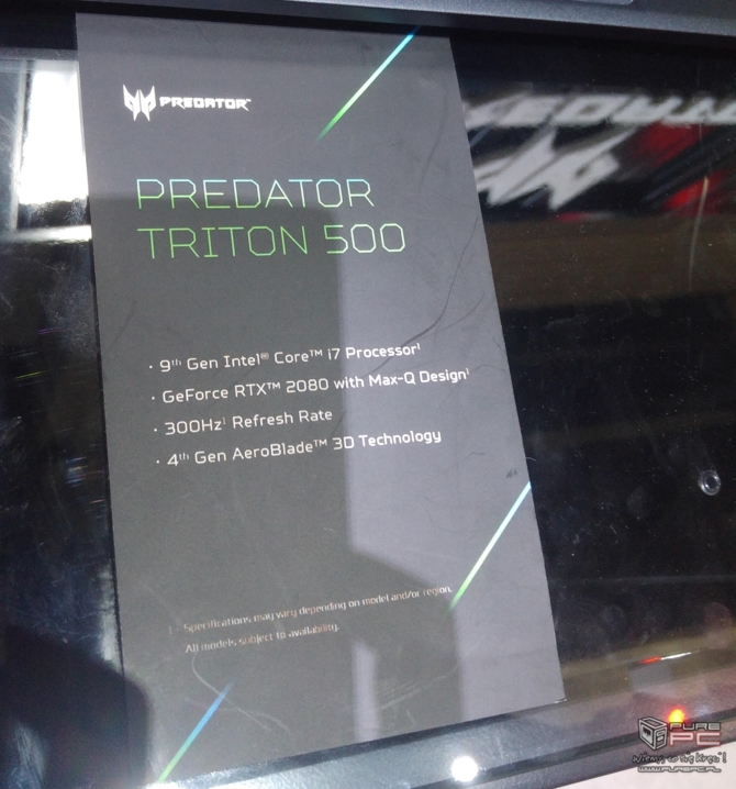 Nowości od Acer - laptopy Triton 300 i Triton 500 z ekranem 300 Hz [9]