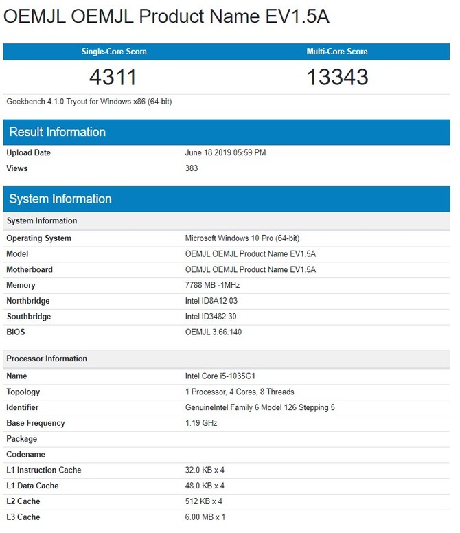 Nowy laptop Microsoft Surface z procesorem Intel Ice Lake-U [2]