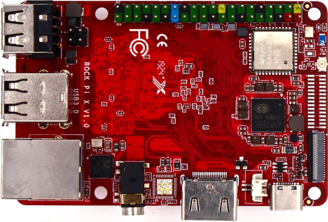 Rock Pi X - Komputer à la Raspberry Pi z procesorem Intela [1]