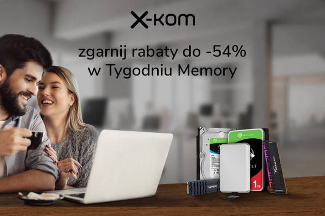 Tańsze dyski SSD, pamięci RAM, laptopy i podzespoły PC w x-kom [2]