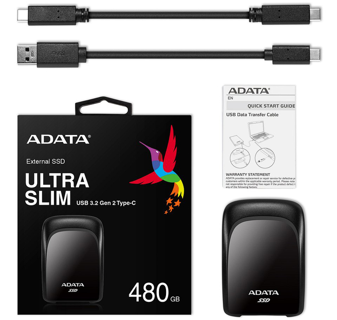 ADATA SC680 - Zewnętrzne dyski SSD o małych rozmiarach i wadze [1]