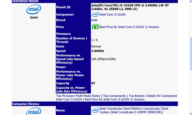 Nowe procesory Intel Core i3 bedą oferowały 4 rdzenie i 8 wątków? [1]