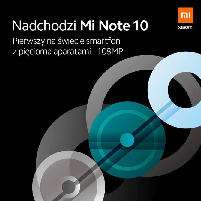 Xiaomi Mi Note 10 - wyciekła specyfikacja nowego smartfona [1]