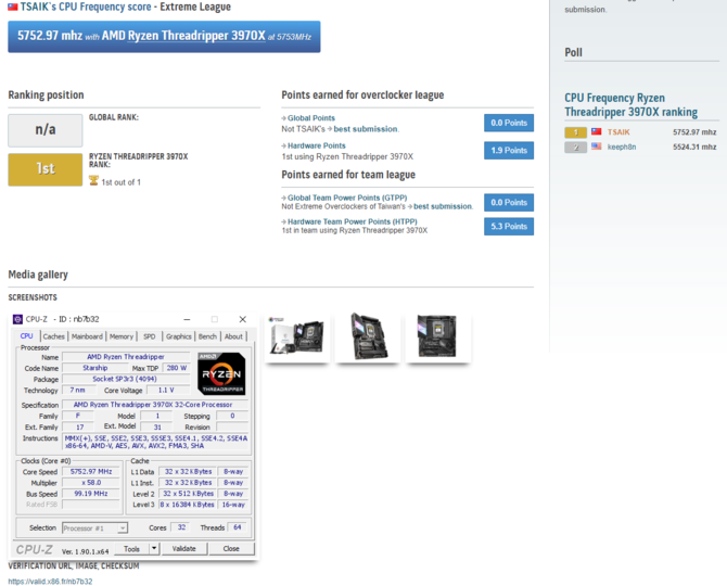 AMD Ryzen Threadripper 3970X podkręcony - padły nowe rekordy [2]