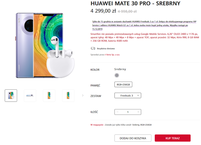 Huawei Mate 30 Pro nadal nie znalazł w Polsce nawet 100 chętnych [2]