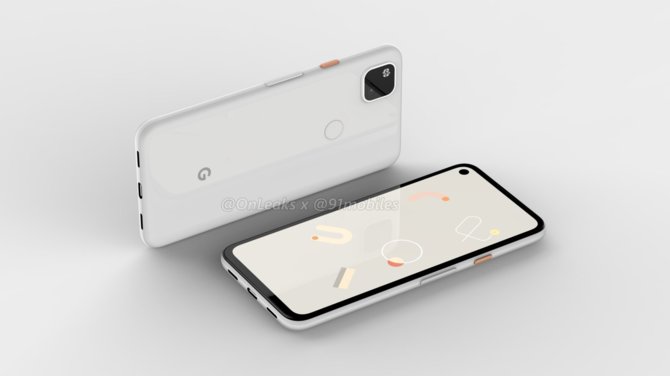 Google Pixel 4a na pierwszych renderach. Będzie otwór w ekranie [1]