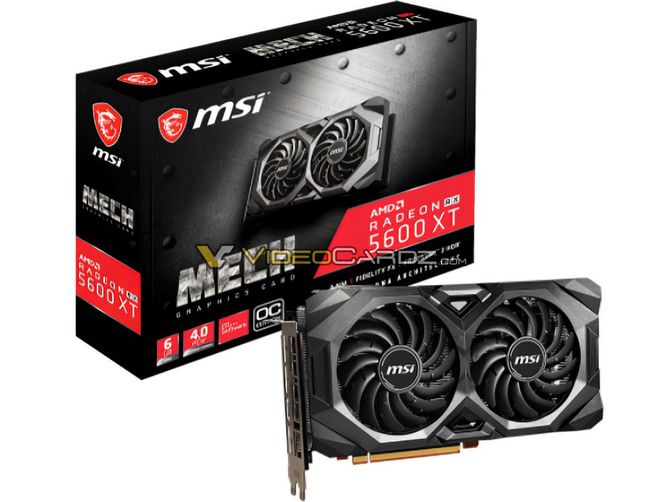 AMD Radeon RX 5600 XT - Autorskie modele od MSI, XFX i ASRock  [1]