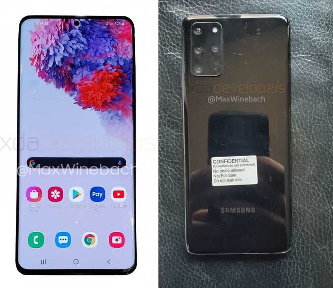 pierwsze zdjęcia flagowego smartfona Samsung Galaxy S20+ 5G [3]