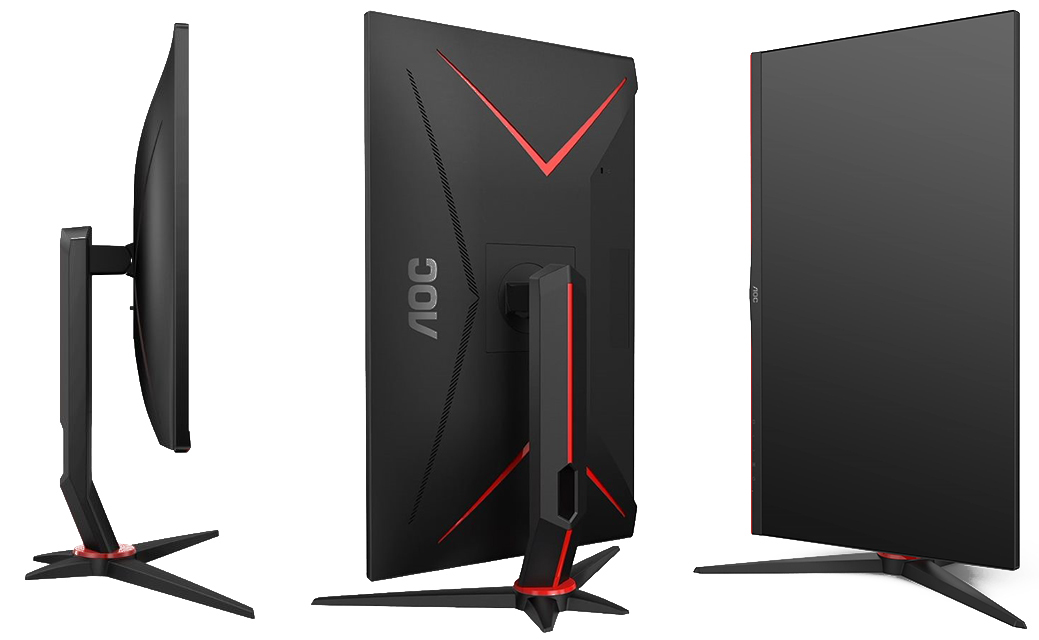 AOC Q27G2U i CQ27G2U płaski i zakrzywiony monitor QHD 144 Hz PurePC.pl