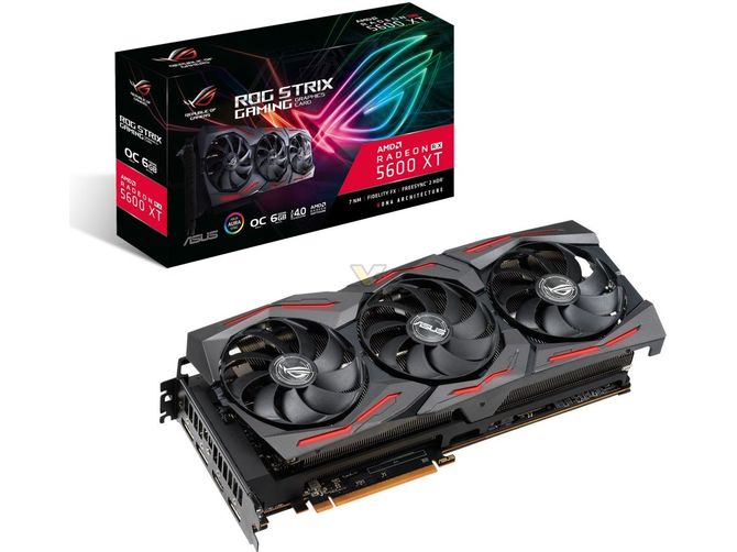 ASUS Radeon RX 5600 XT TUF X3 i ROG Strix - nowe autorskie Navi [1]