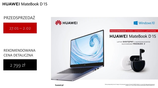 Nowe modele Huawei Matebook D14 i D15 debiutują w Polsce [4]