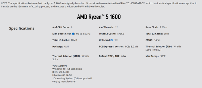 AMD potwierdza nową wersję procesora Ryzen 5 1600 w 12 nm [2]