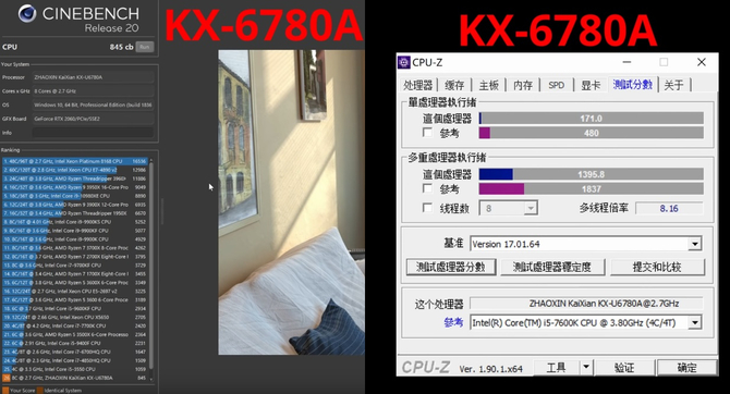 Zhaoxin Kaixian KX-6780A - 8-rdzeniowy procesor trafia do sprzedaży [3]