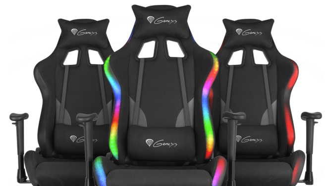 Genesis Trit 600 RGB i Trit 500 RGB - Gamingowe fotele z RGB LED [1]
