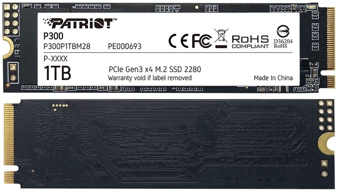 Patriot P300 - budżetowa seria dysków SSD z interfejsem NVMe [2]