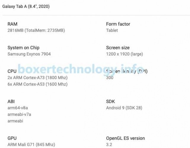 Samsung Galaxy Tab A 2020 - pierwsze informacje o nowym tablecie [2]
