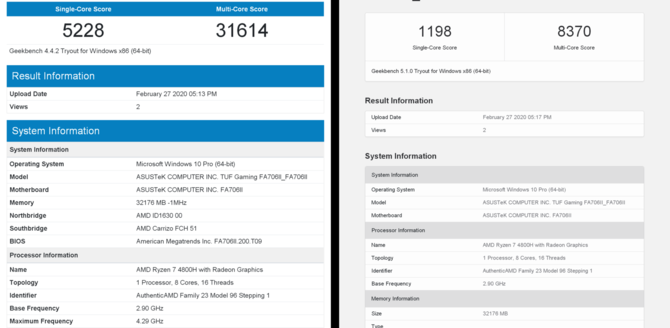 Procesor AMD Ryzen 7 4800H vs Core i7-10750H vs Core i9-10980HK [3]