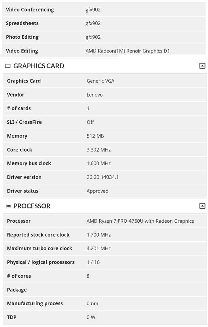 AMD Ryzen 7 PRO 4750U - kolejne 8-rdzeniowe APU dla biznesu [2]