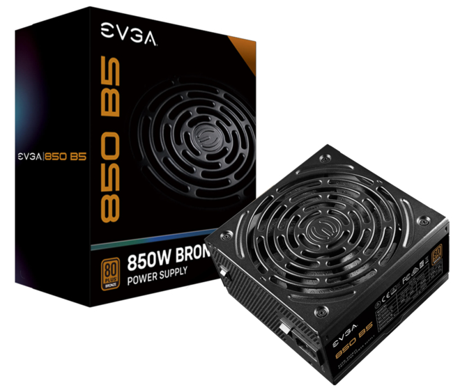 EVGA B5 - Przystępne cenowo modularne zasilacze 80 Plus Bronze  [1]