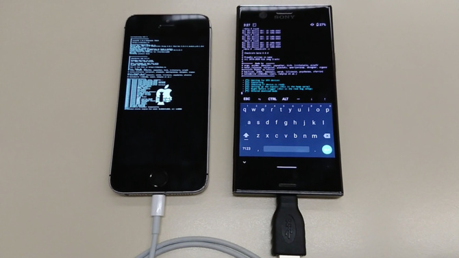 Jailbreak iPhone'a możliwy przy użyciu smartfona z Androidem [1]