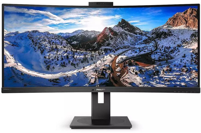 Philips 346P1CRH - 34-calowy monitor UltraWide z portem USB C [1]