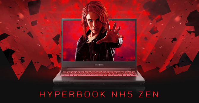 Hyperbook NH5 ZEN - laptop z desktopowymi układami Ryzen 3000 [1]