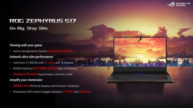 Laptopy ASUS - nowości z Intel Comet Lake-H i NVIDIA RTX SUPER [18]