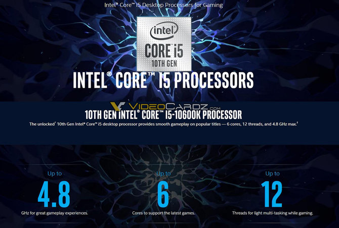 Intel Core i5-10600K, i7-10700K oraz i9-10900K - informacje o układach [4]