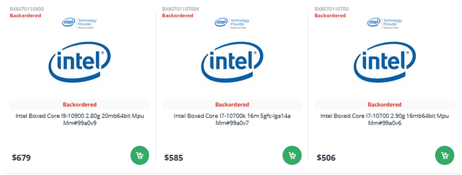 Znamy ceny procesorów Intel Core i7-10700, i7-10700K oraz i9-10900 [2]