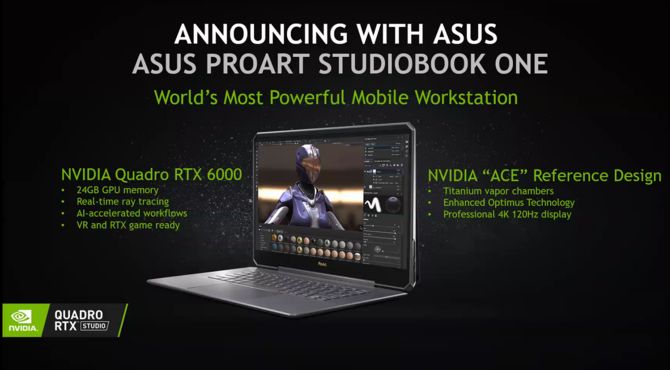 ASUS ProArt StudioBook One z Quadro RTX 6000 wchodzi na rynek [3]