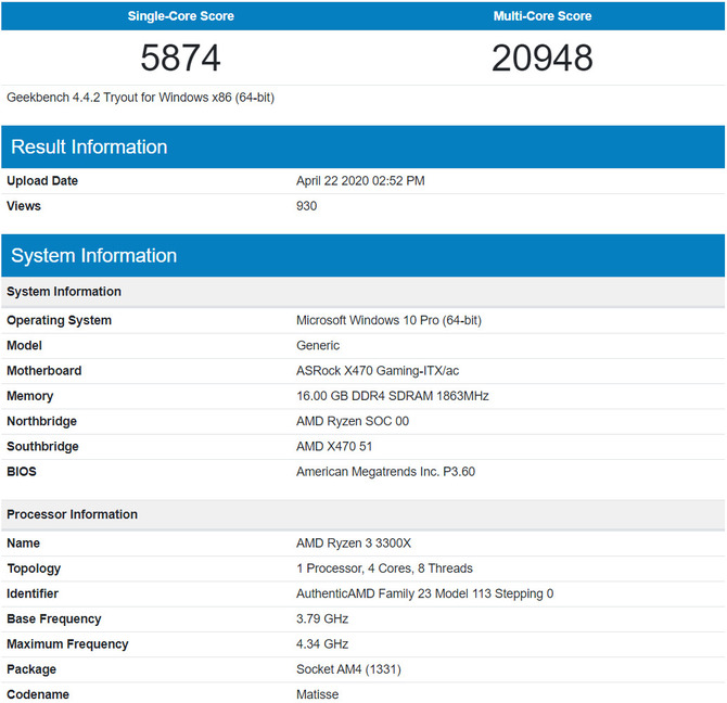 AMD Ryzen 3 3300X vs Intel Core i7-7700K - Pierwsze wyniki testów [4]