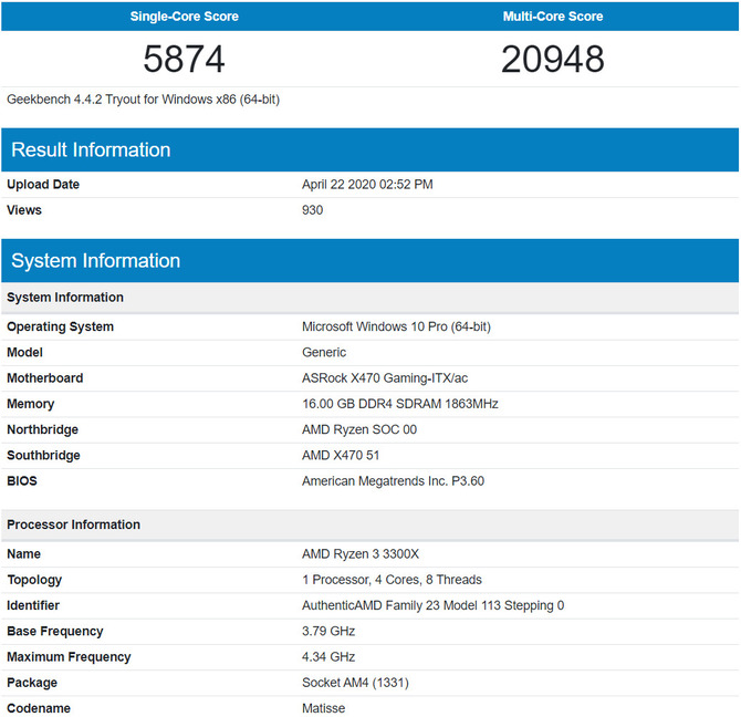 AMD Ryzen 3 3300X vs Intel Core i7-7700K - Pierwsze wyniki testów [4]