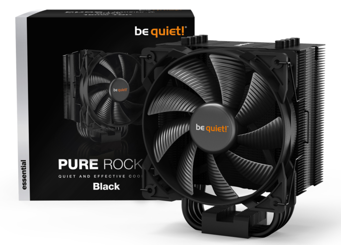 be quiet! Pure Rock 2 - Całkowicie czarne chłodzenie procesora  [1]