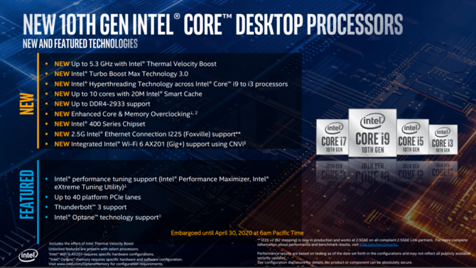 Intel Comet Lake-S - oficjalna prezentacja procesorów 10 generacji [9]