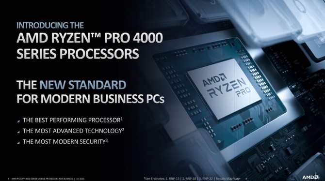 AMD Ryzen 4000 PRO - procesory APU dla biznesowych laptopów [2]