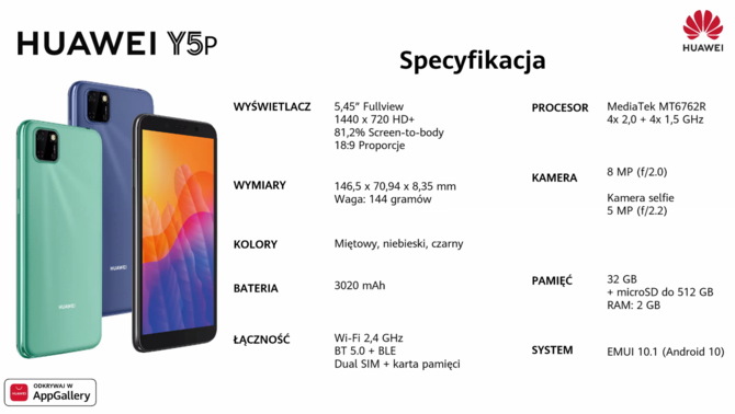 Huawei Y6P i Y5P: budżetowe smartfony nie tylko dla najmłodszych [6]